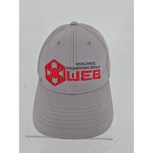 Marvel WORLDWIDE ENGINEERING BRIGADE Web Slingers hat gray adjustable cotton cap